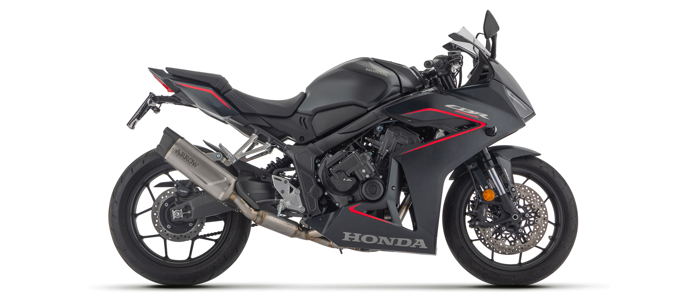 ARROW Racinganlage INDY RACE EVO Titan für Honda CBR650R, CB650R  2024-