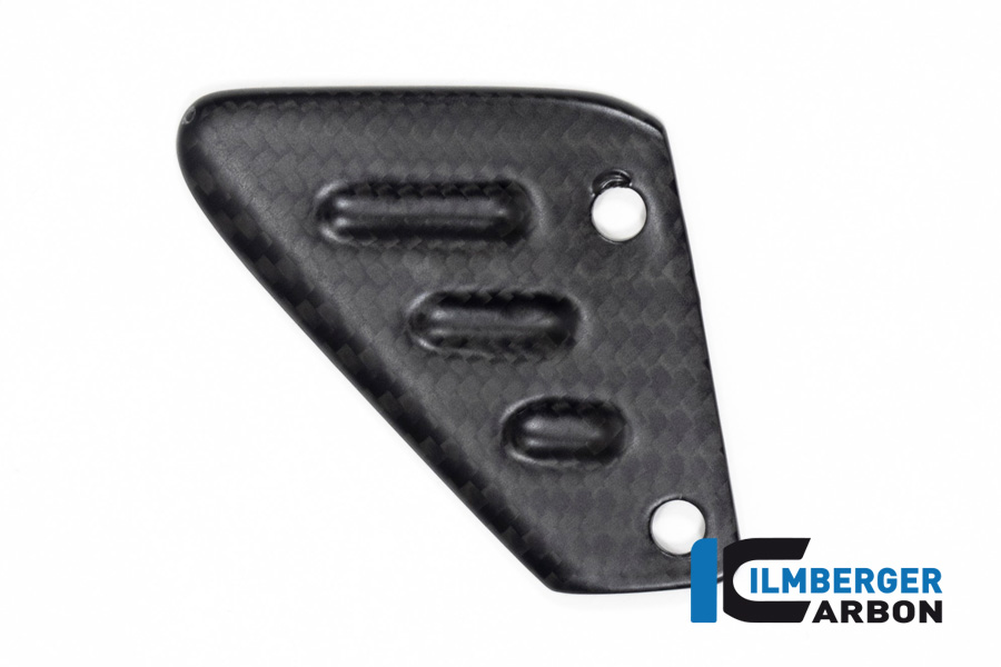 Ilmberger Carbon Fersenschutz Sozius rechts matt für Aprilia RSV4 / Tuono V4 2021-