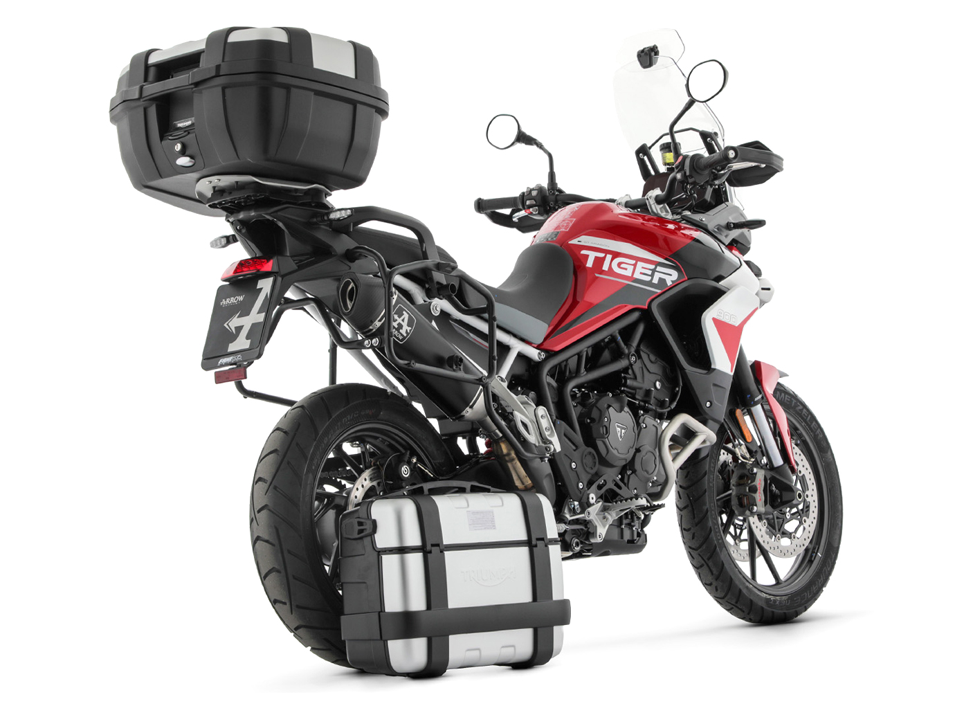 ARROW VELOCE DARK Slip-On für Triumph Tiger 900 Modelljahr 2020- 