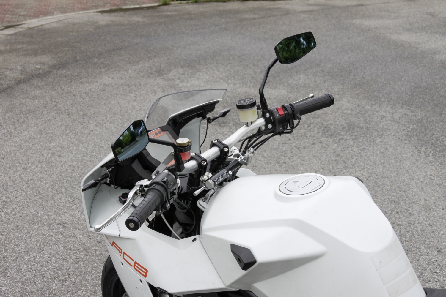 LSL X-Bar Alu-Lenker Superbike Flat XN1, 1 1/8 Zoll, silber