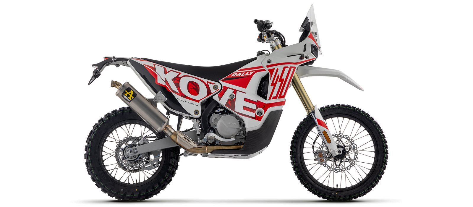ARROW Auspuff INDY RACE Titan für Kove 450 Rally Modelljahr 2023-