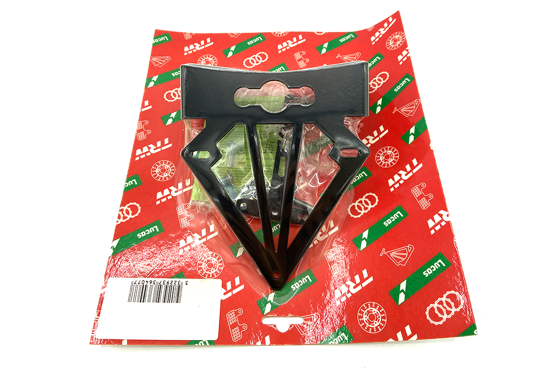 TRW Kennzeichenhalter Aluminium schwarz für Suzuki GSX-R 1000 Modelljahr 2003-2004
