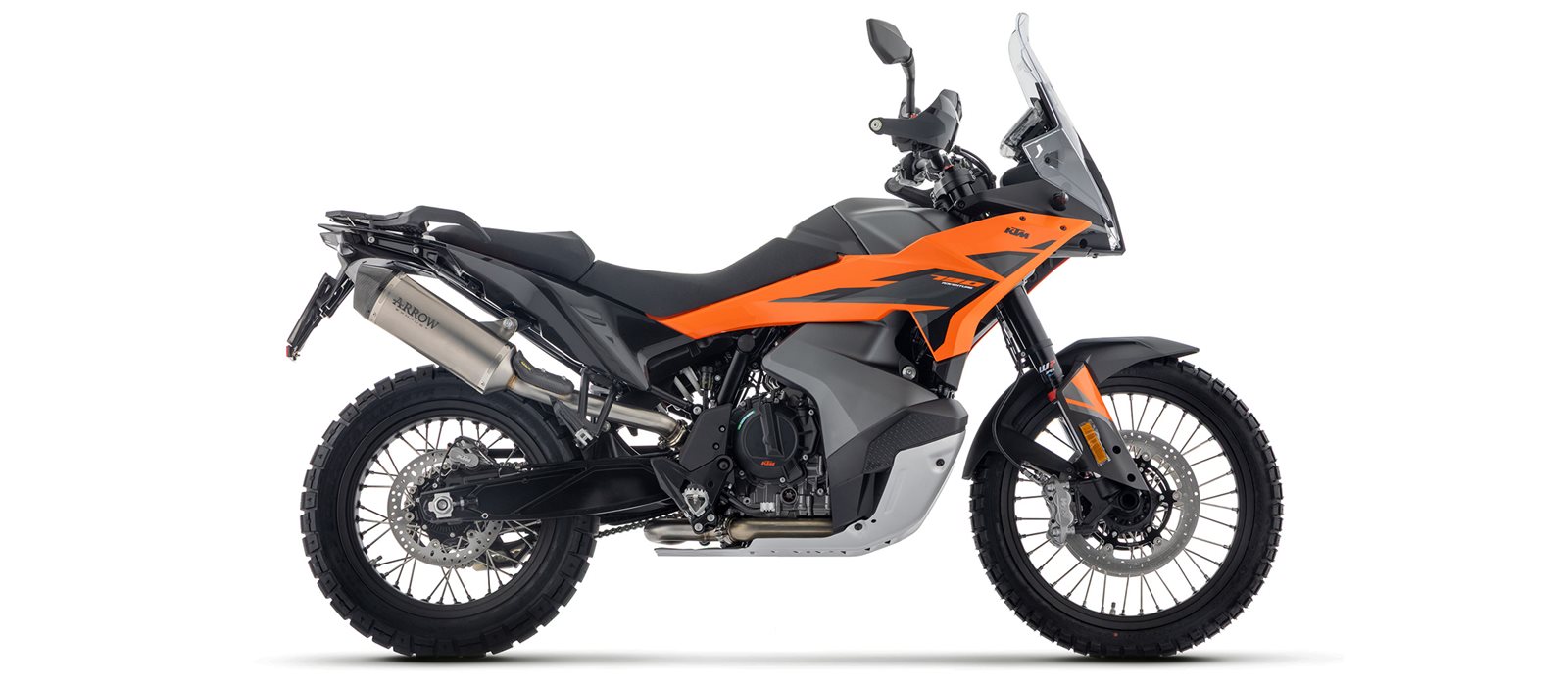 ARROW Auspuff RACE-TECH Titan für KTM 890 Adventure ab Modelljahr 2025-