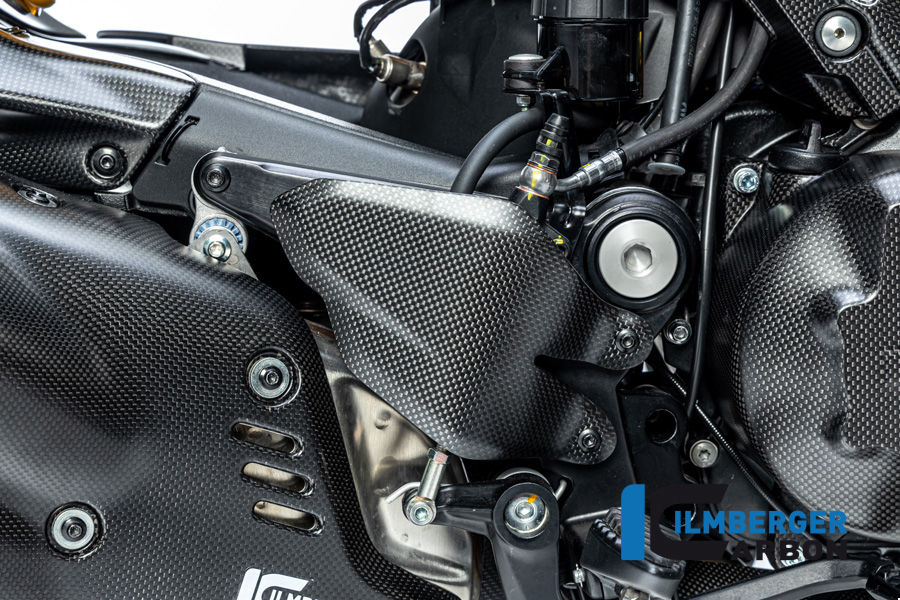 Ilmberger Carbon Fersenschutz rechts, matt, Ducati Diavel V4 , 2023-