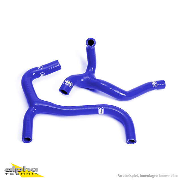 SAMCO SPORT Siliconschlauch Kit blau für Honda CRF450R Modelljahr 2003-2004