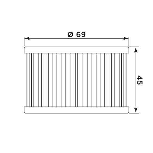 MIW Ölfilter H1005 für diverse Honda Modelle