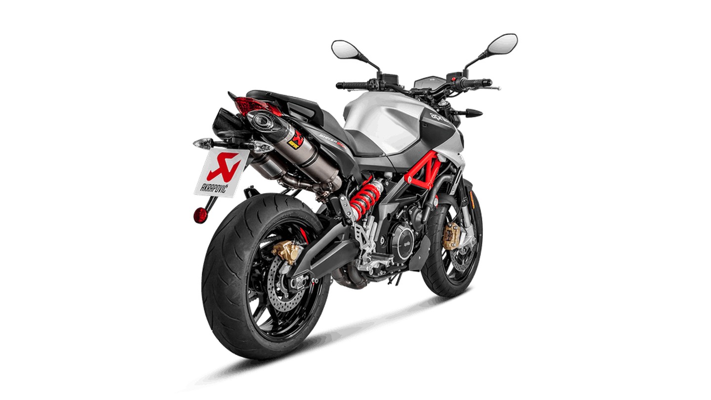 Akrapovic Slip-On Line (Titanium) Endschalldämpfer für Aprilia SHIVER 900 2017-2020