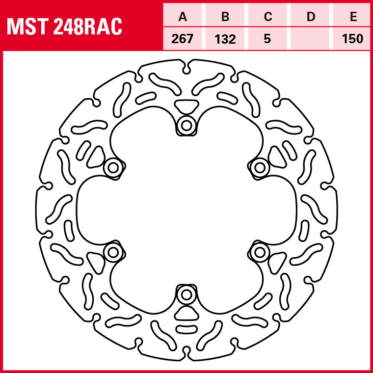 TRW Bremsscheibe Sportiv starr MST248RAC