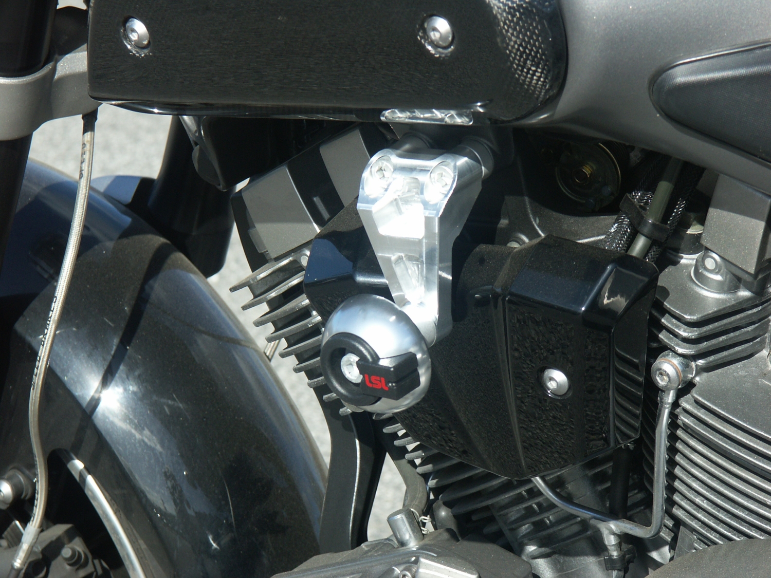 LSL Crash Pad Befestigungskit für Yamaha MT01,  2005-