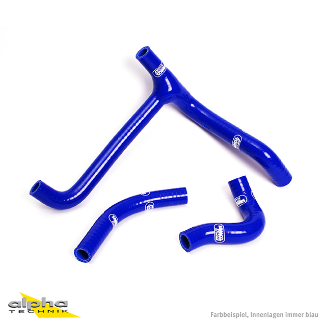 SAMCO SPORT Siliconschlauch Kit blau für Suzuki RMZ450 Modelljahr 2006-2007