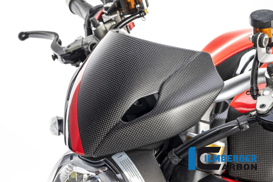 Ilmberger Carbon Windschild incl. Halter, matt, Ducati Monster 1200, 1200S 2017-