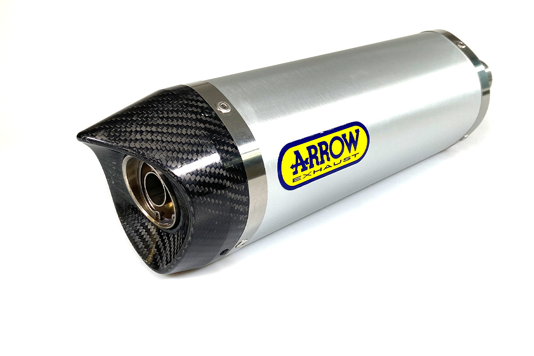 ARROW Auspuff THUNDER für Honda CBF125 2009-2014, Aluminium (Nur mit ARROW Krümmer/Zwischenrohr)