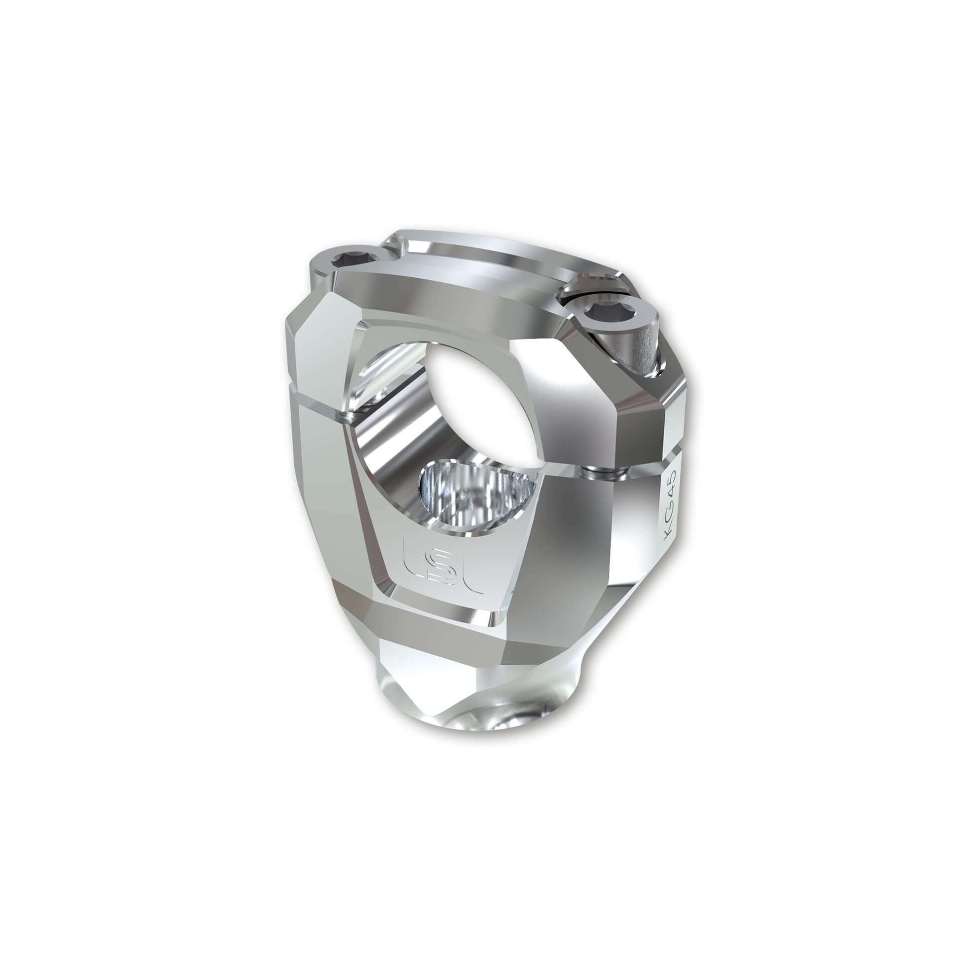 LSL GONIA Klemmbock-Kit 28,6 mm für Kawasaki ER-6f,  2012-, silber