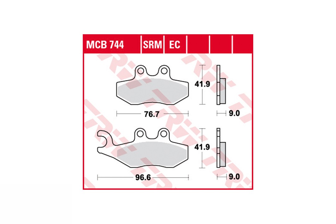 TRW Bremsbelagsatz MCB744EC