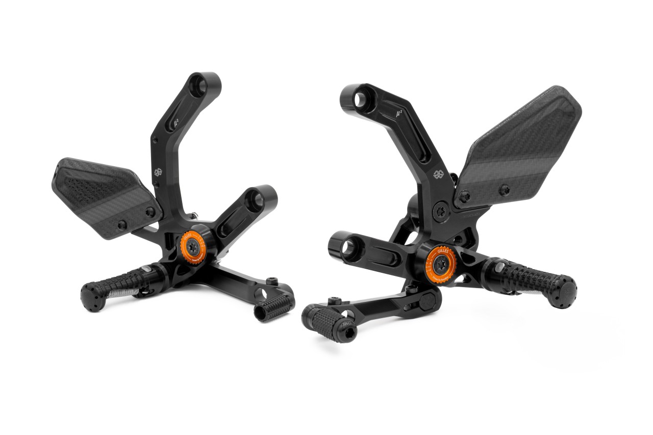 GILLES MUE2 Fußrastenanlage für KTM 990 Duke, Modelljahr ab 2023-