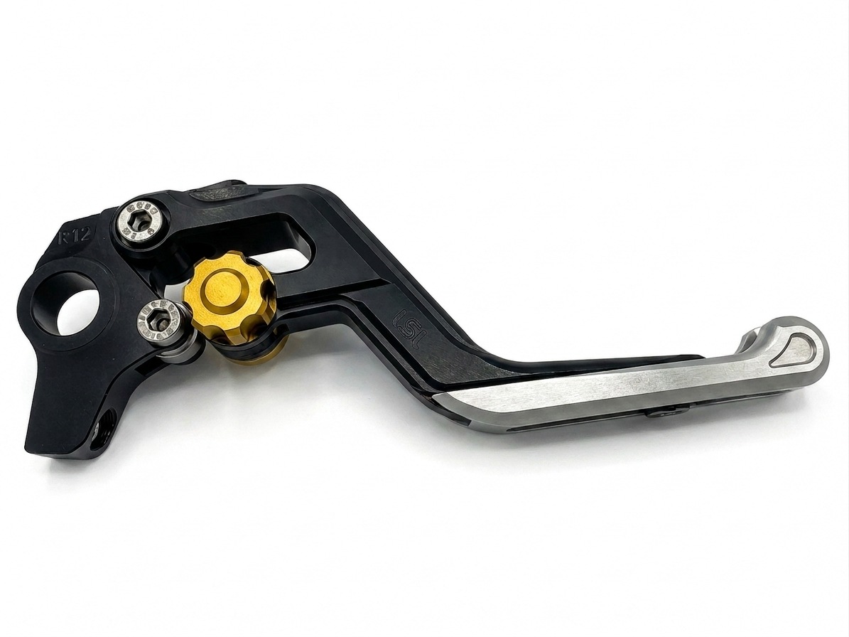 LSL ERGONIA Bremshebel R16R Schwarz/Gold/Silber