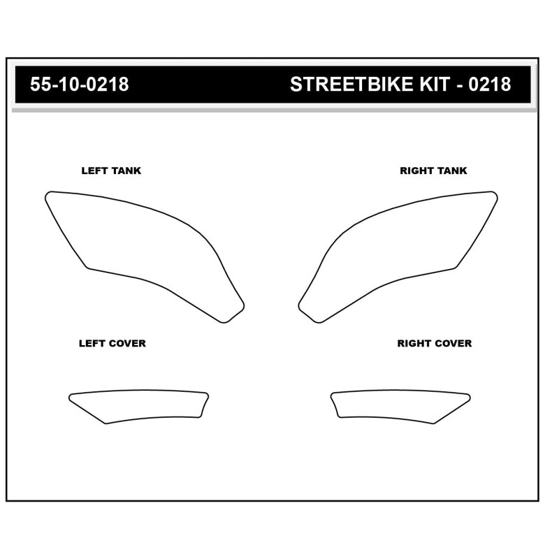 Stompgrip Tank Pad hybrid, Volcano, für Yamaha, YZF-R9, 2025