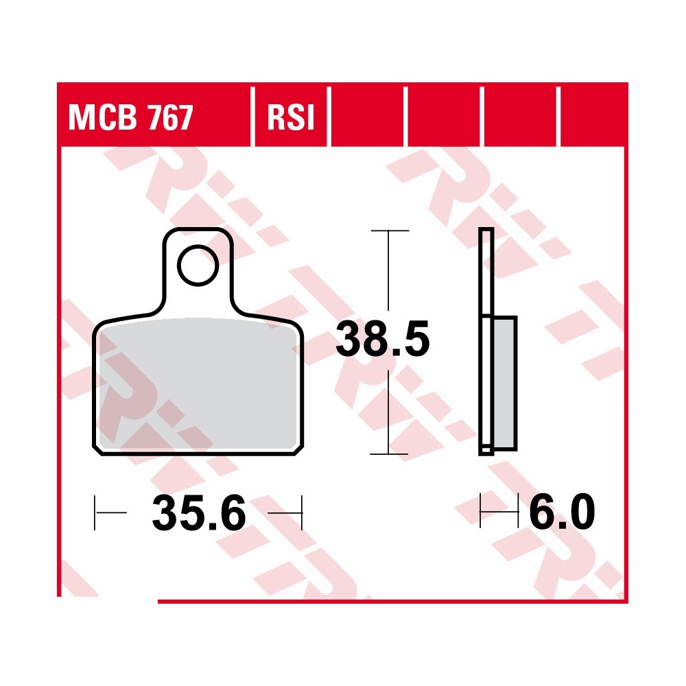 TRW Bremsbelagsatz Allround MCB767