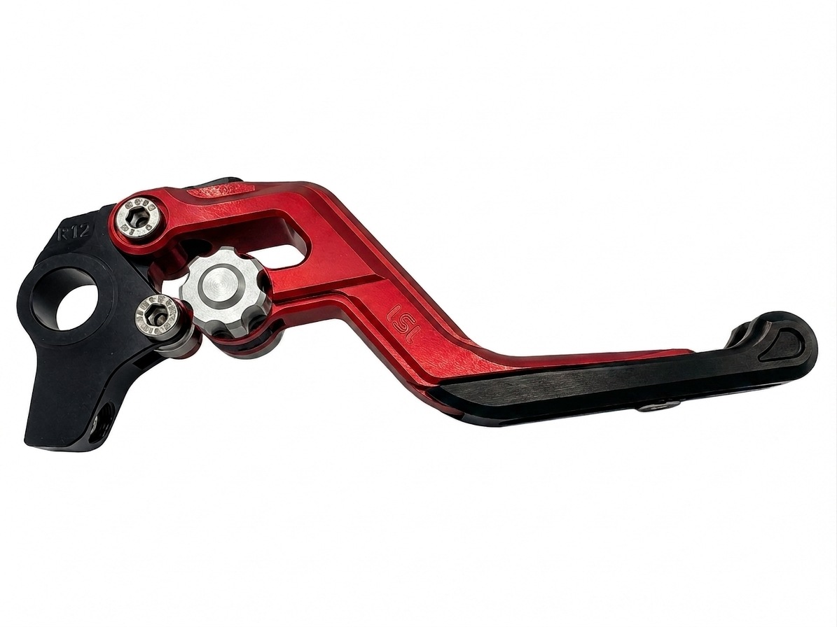 LSL ERGONIA Bremshebel R35R Rot/Silber/Schwarz