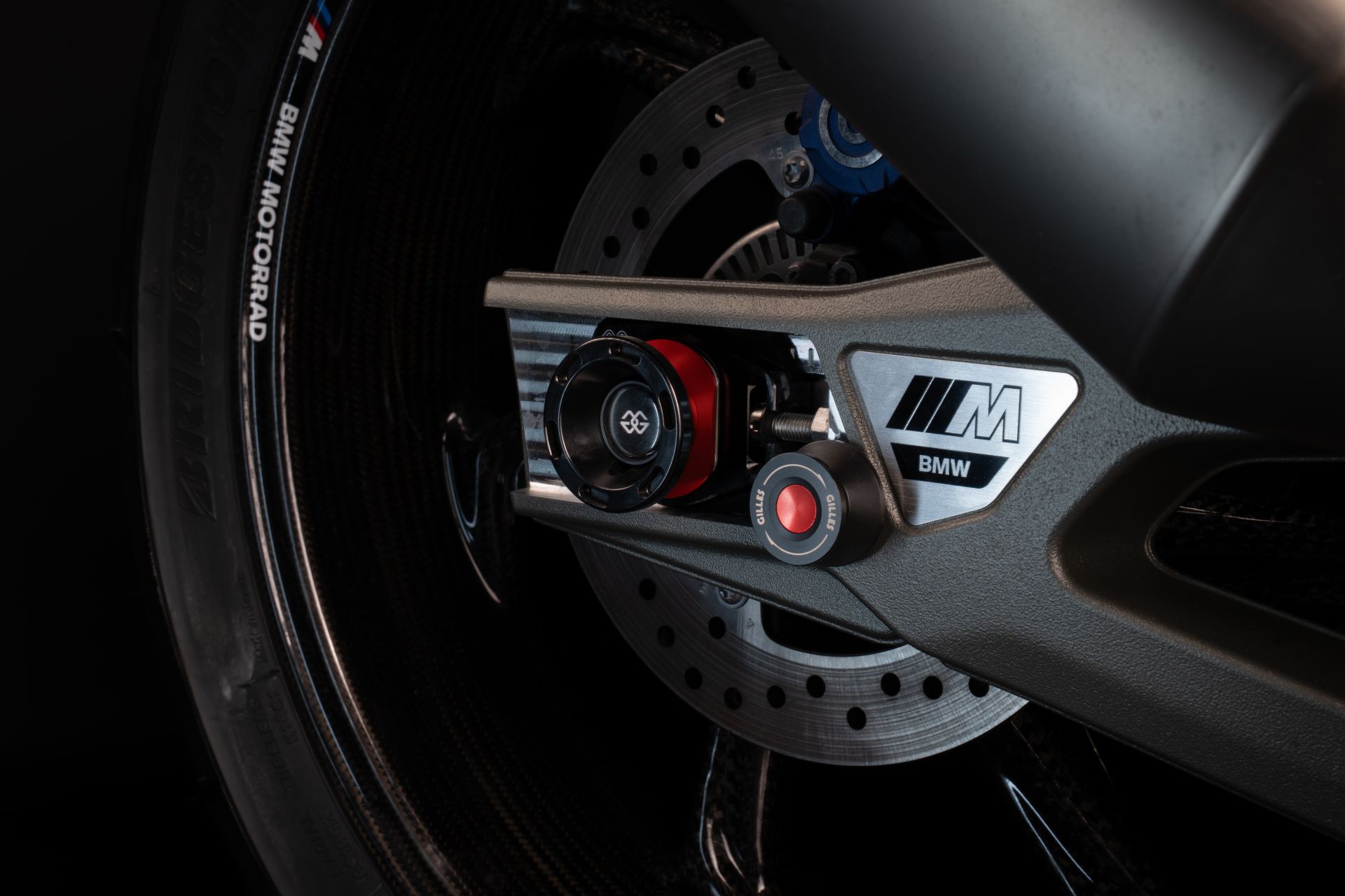 Gilles Achsprotektor hinten, für BMW S1000RR 2015-
