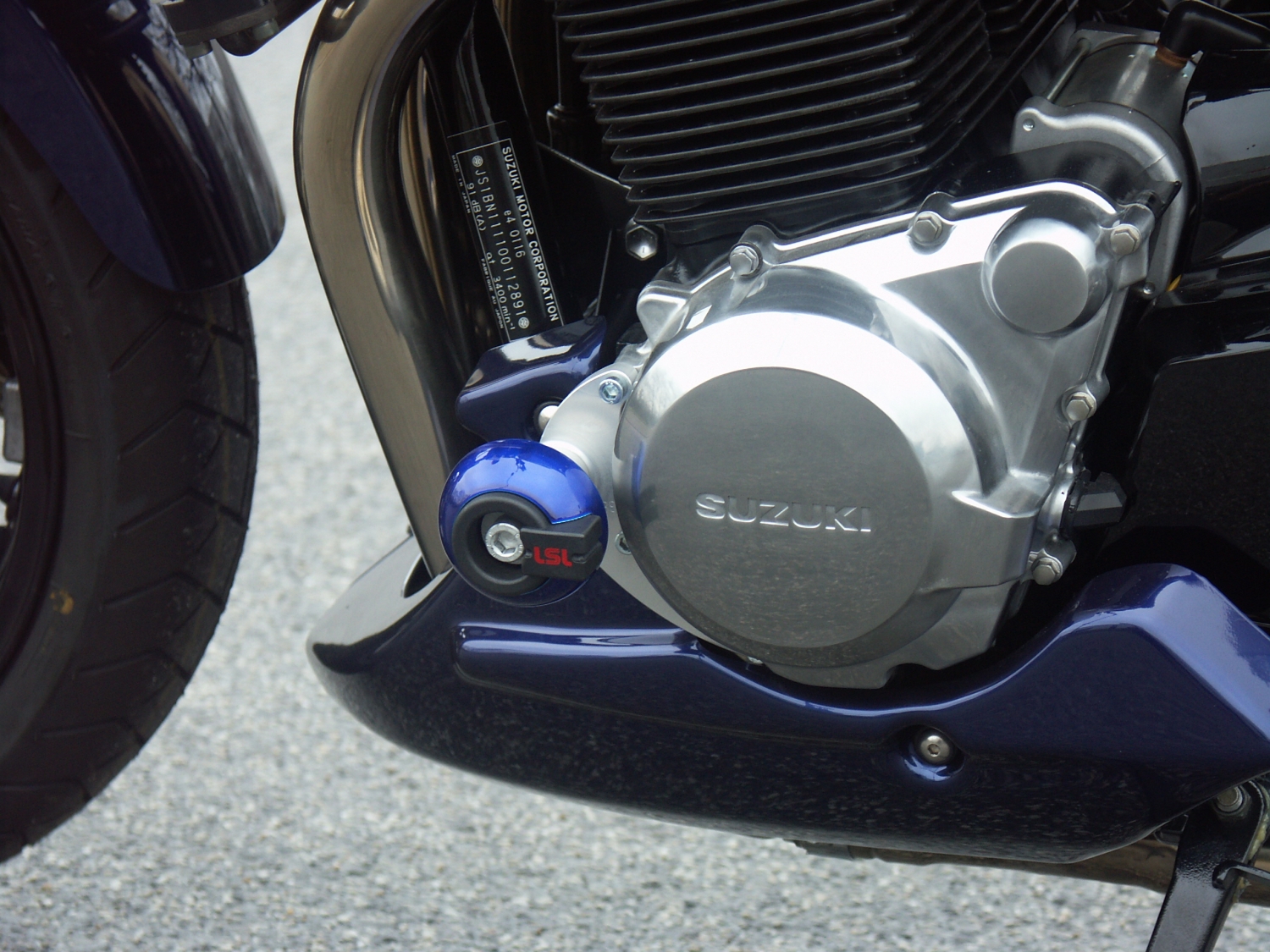LSL Crash Pad Anbaukit für Suzuki GSX1400,  2002-