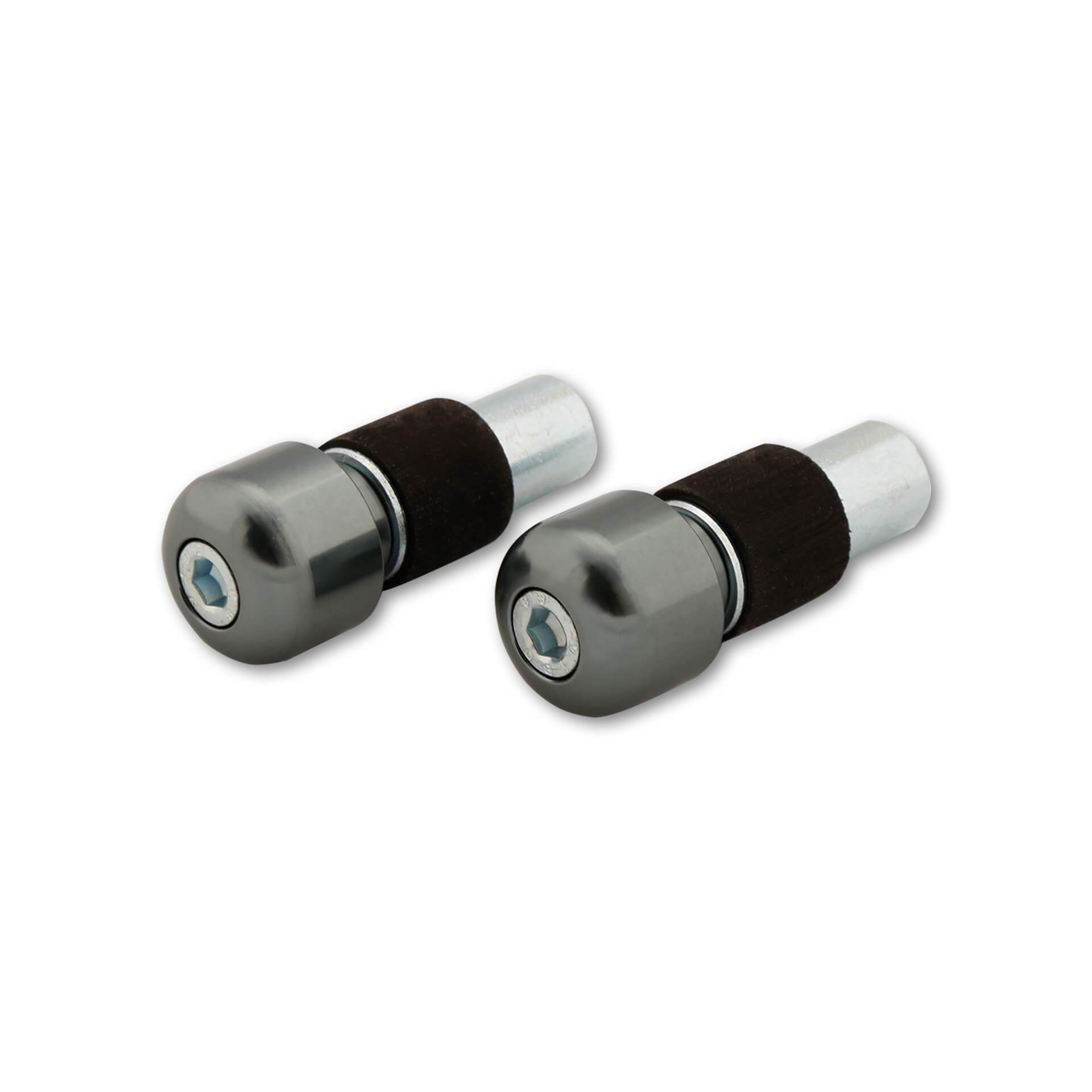 LSL Lenkerendstücke zylindrisch, klein, für 18 mm Innendurchmesser, für Stahllenker, titan