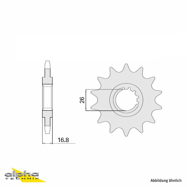 EK-Chain Kettensatz 530 MVXZ-2 für Honda CBR1000RR ab Modelljahr 2006- Farbe Grün