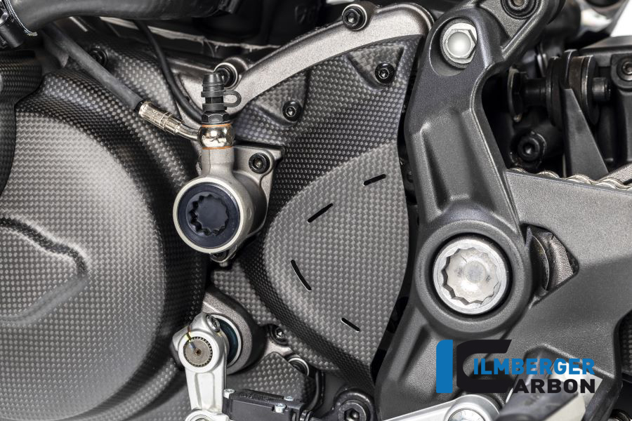 Ilmberger Carbon Ritzelabdeckung, matt Ducati Monster 1200, 1200S 2017-
