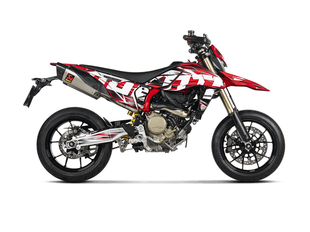 Akrapovic Slip-On Line (Titanium) Auspuff für Ducati Hypermotard 698 Mono / RVE,  Modelljahr 2024-2025