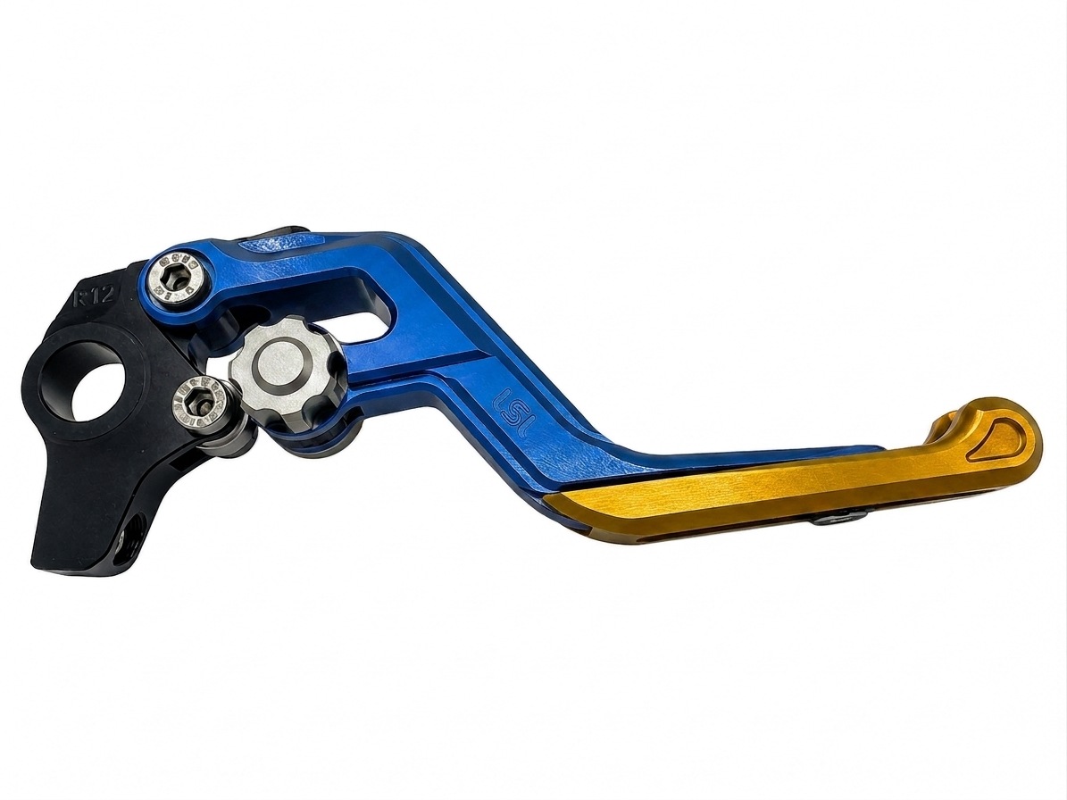 LSL ERGONIA Bremshebel R31 Blau/Silber/Gold