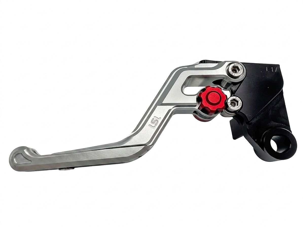 LSL ERGONIA Kupplungshebel L18 Silber/Rot/Silber