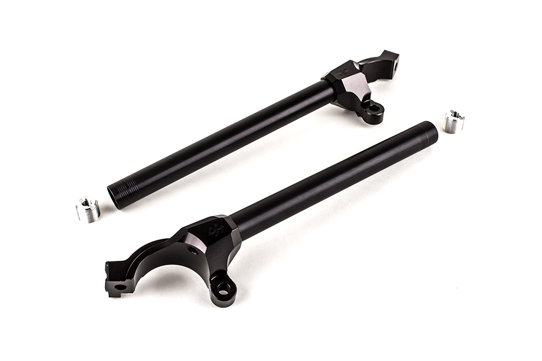 GILLES GP Light 2 Lenker für 55 mm Gabel schwarz, für BMW S1000RR (Modelljahr 2019-2023) und M1000RR (Modelljahr 2020-2022)