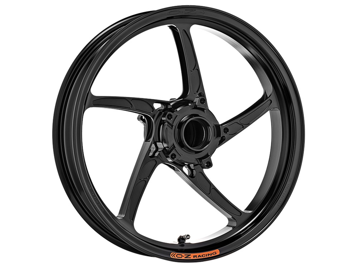 OZ Piega Aluminium vorne in schwarz glänzend für Kawasaki Z900RS, ZR900C / ZR900K, 2018-2023