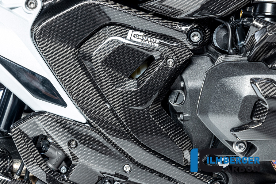 Ilmberger Carbon Rahmendreieckcover rechts, glänzend, BMW R1300GS 2023-