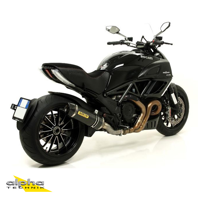 ARROW Auspuff RACE TECH für Ducati Multistrada 1200 / Diavel / Monster 1200 / Monster 821 aus Carbon
