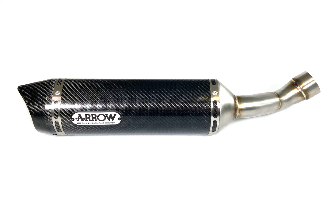 ARROW Auspuff THUNDER für Suzuki GSX-S125 / GSX-R125 2017-, Carbon (Nur mit ARROW Krümmer)
