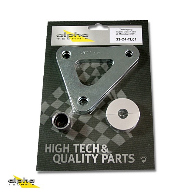 alpha Technik Tieferlegungssatz 30mm für Suzuki GSXR750; Typ C4; Modelljahr 2011-