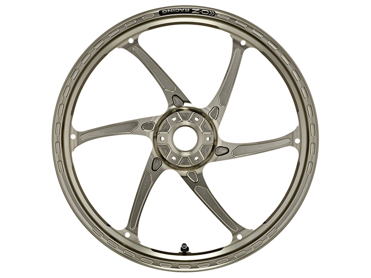OZ Gass RS-A Aluminium vorne in titanfarben für Suzuki GSX1300R Hayabusa (ohne ABS), 2008-2013