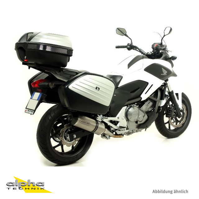 ARROW Auspuff RACE TECH für Honda NC700X/S und NC750X/S und NC700D/750D Integra aus Titan
