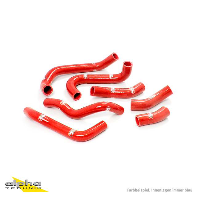 SAMCO SPORT Siliconschlauch Kit rot für Honda CB1000F Big One Modelljahr 1993-1999
