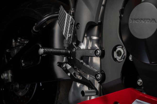 GILLES FXR Fußrastenanlage Honda CBR600RR schwarz