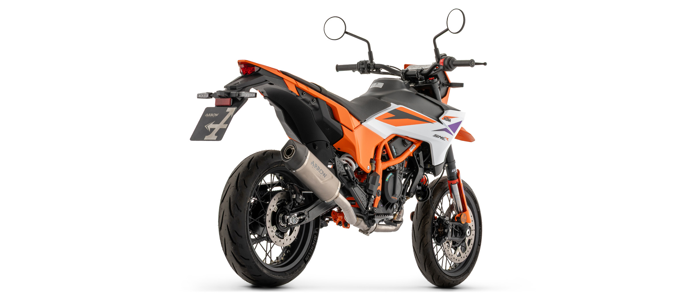 ARROW Auspuff INDY RACE EVO Titan mit Carbon-Endkappe für KTM 390 Enduro R, 2025-