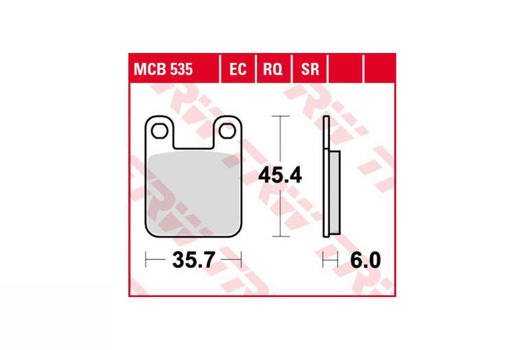 TRW Bremsbelagsatz MCB535EC