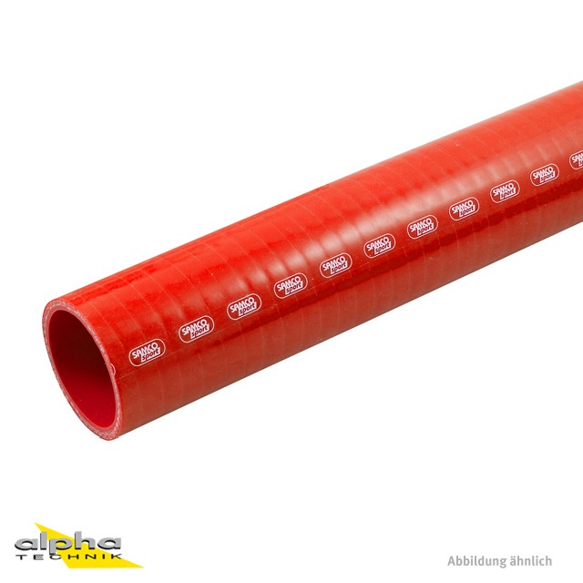 SAMCO SPORT Siliconschlauch gerade rot Innendurchmesser 9,5 mm