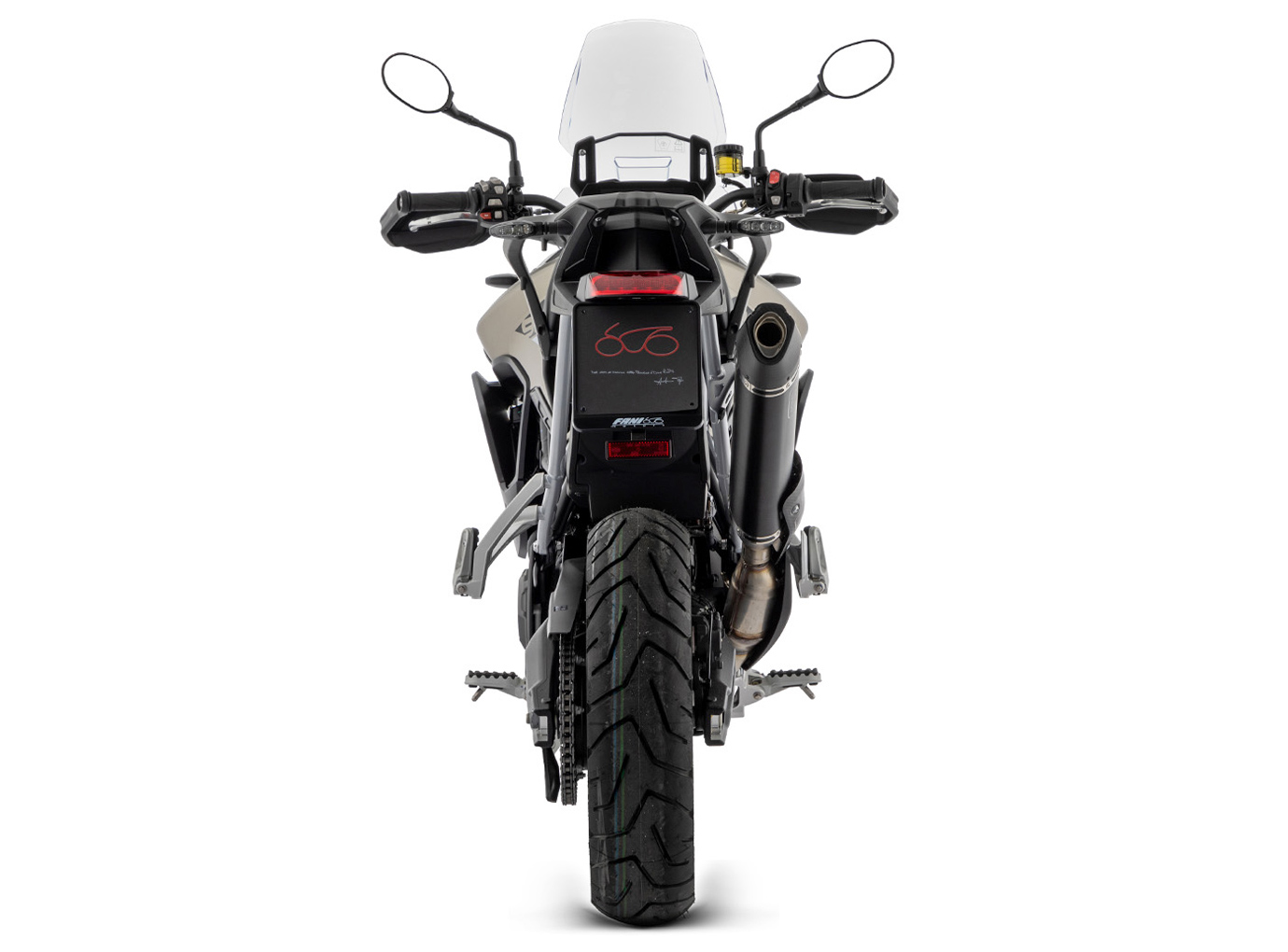 ARROW VELOCE DARK RACING Slip-On mit Hitzeschild für Triumph Tiger 900 Modelljahr 2020- 