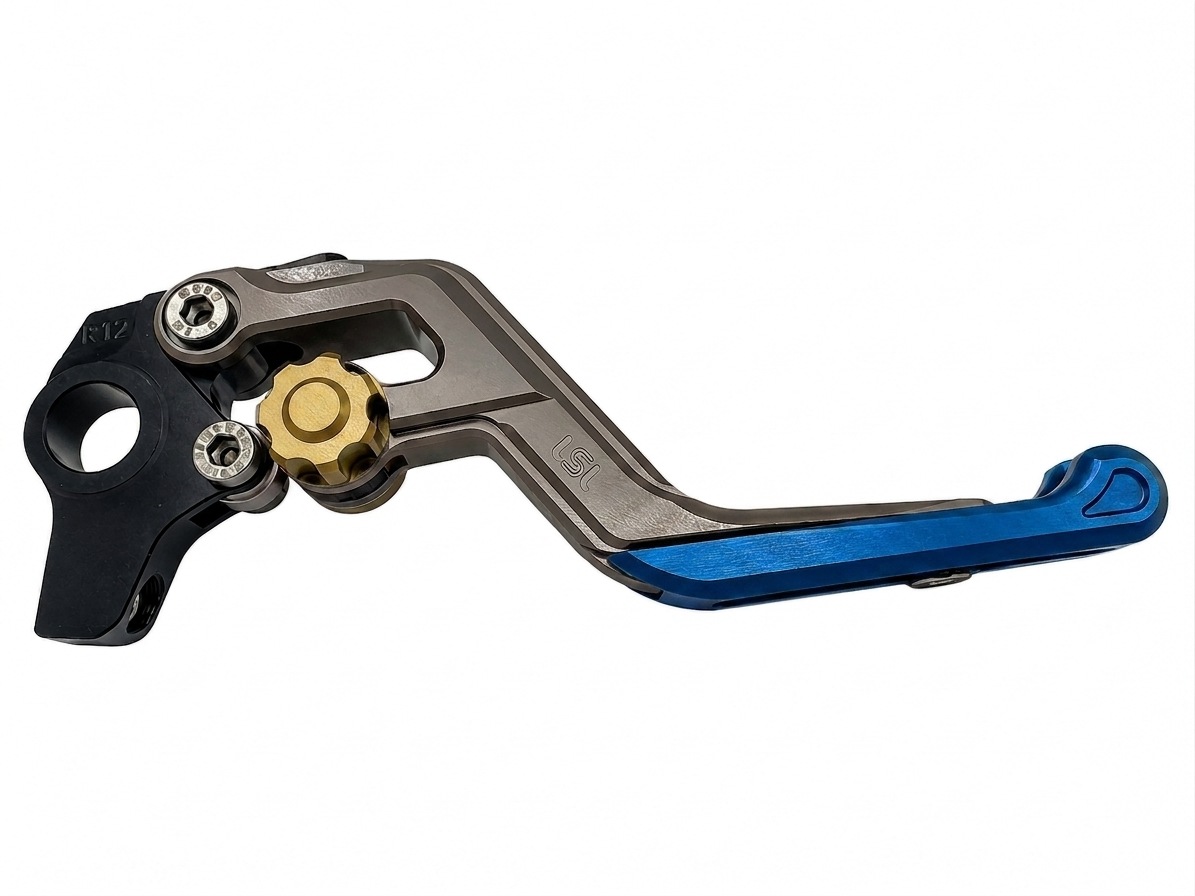 LSL ERGONIA Bremshebel R68R Anthrazit/Gold/Blau