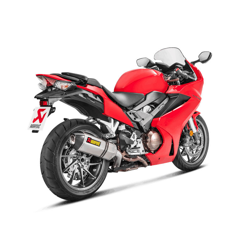 Akrapovic Slip-On Line (Titanium) Auspuff für Honda VFR800F / VFR800X Crossrunner Modelljahr 2017-2020
