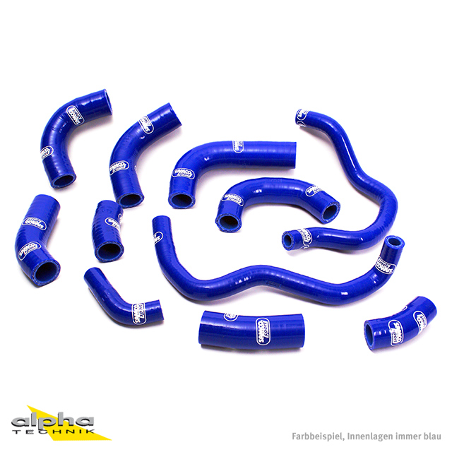 SAMCO SPORT Siliconschlauch Kit blau für Honda CBR600RR Modelljahr 2005-2006