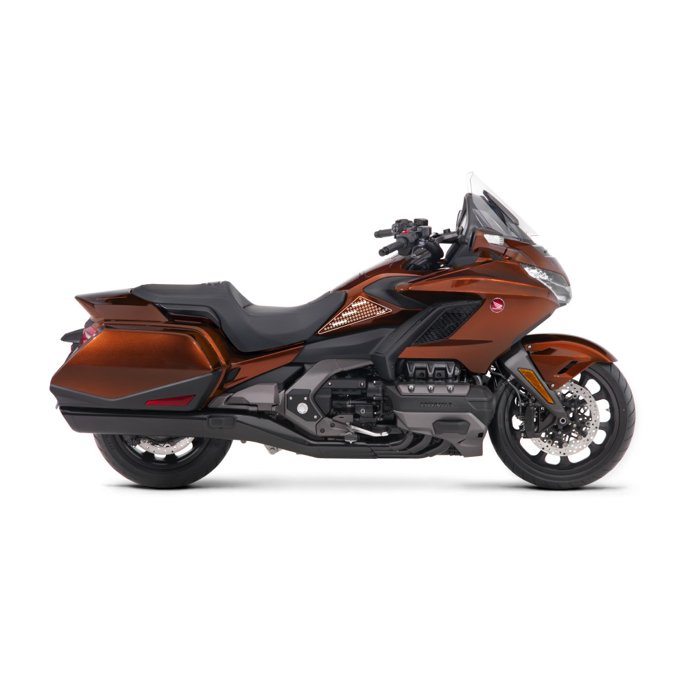 Stompgrip schwarz, Volcano, für Honda GL 1800 Gold Wing, 2018-2026