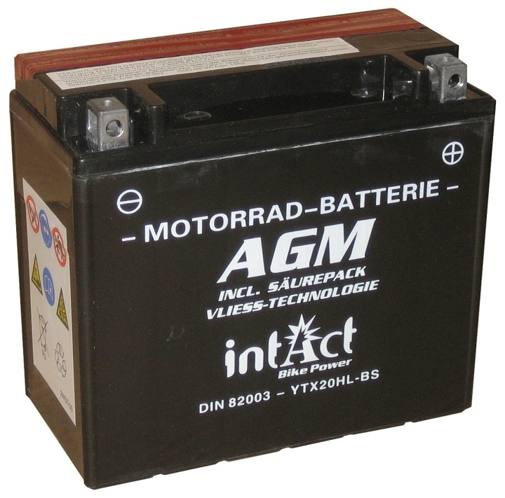 Intact AGM Batterie  YTX20HL-BS
